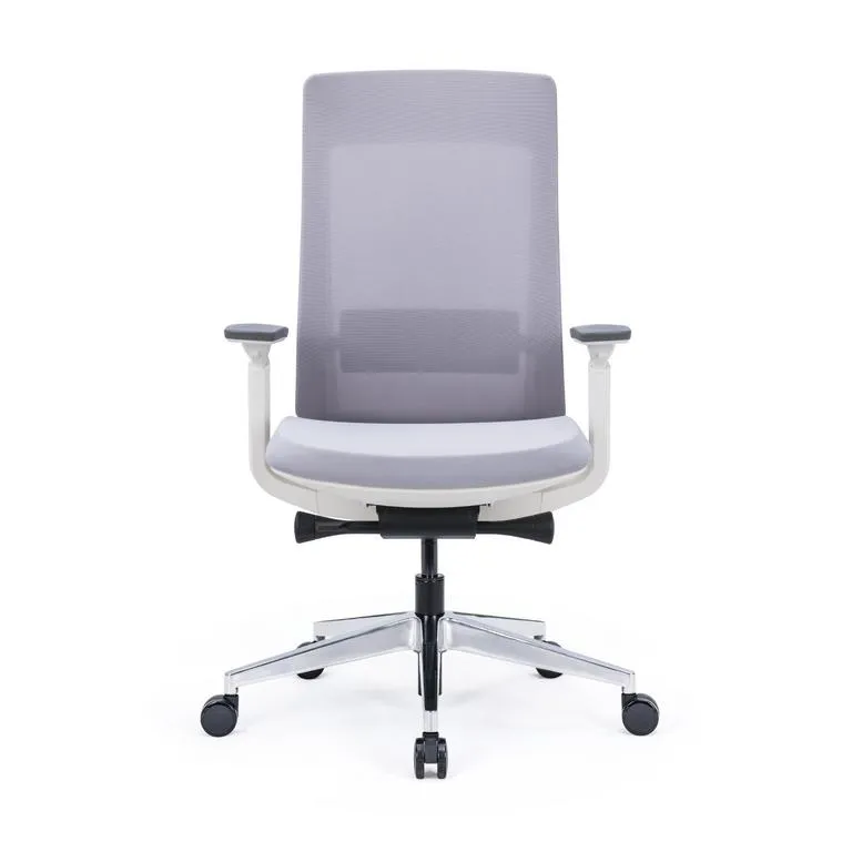 Modern Ergonomic Office Chair with High Density Soft Cushion for Long Use, Grey