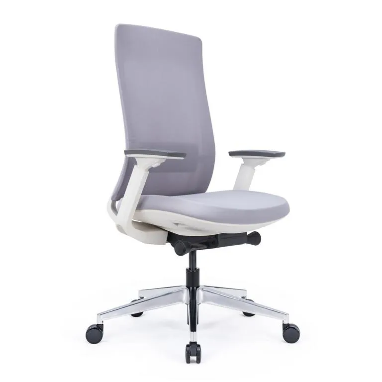 Modern Ergonomic Office Chair with High Density Soft Cushion for Long Use, Grey