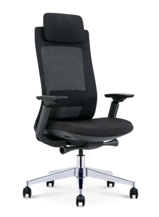 Modern Ergonomic Office Chair with Soft Cushion for Long Use, Black