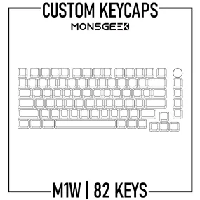 Monsgeek M1W Keyboard Custom Keycaps ( ANSI | 82 Keys )