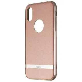 Moshi Vesta Textured Hardshell Protective Case for Apple iPhone X - Pink