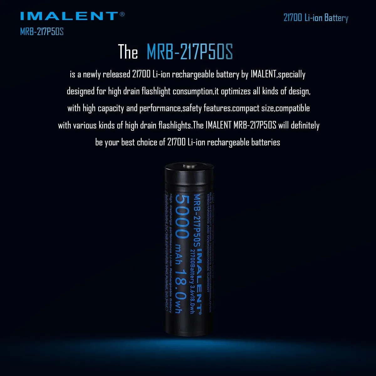 MRB-217P50S Li-ion Battery