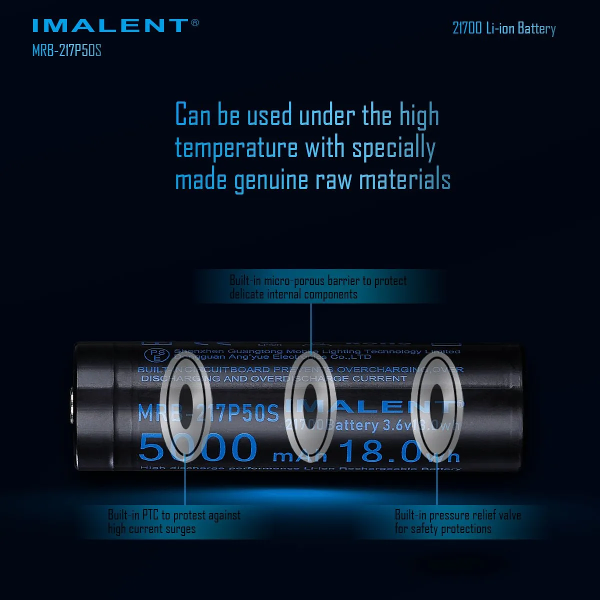 MRB-217P50S Li-ion Battery