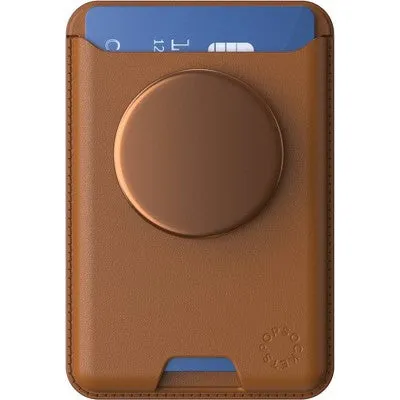 New - PopSockets Plant Leather PopWallet  with PopGrip Cell Phone Grip and Stand with