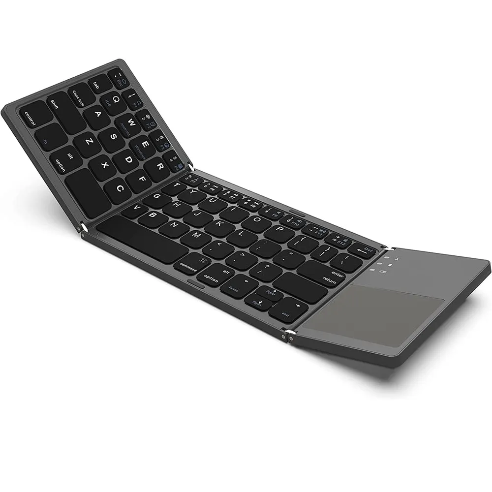 New Portable Mini Three Folding Bluetooth Wireless Keyboard