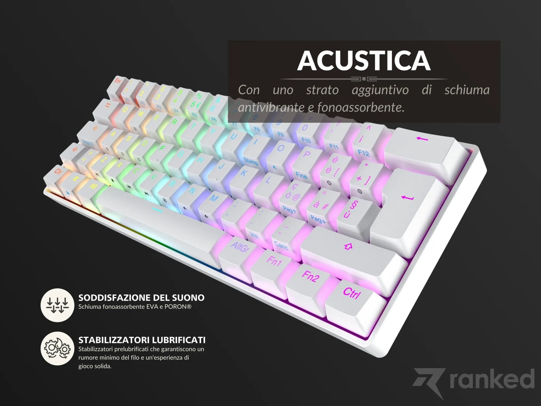 Nova n60 Mechanical Gaming Keyboard - [ISO IT]