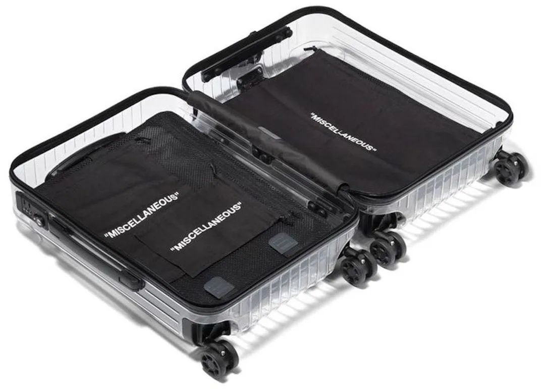 Off-White x Rimowa Transparent Carry-On Case Clear