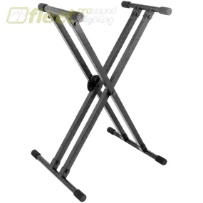 Onstage KS8291 LOC-TIGHT PRO DBL-X ERGO-LOK KEYBOARD STAND