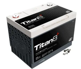 (OPEN BOX) PWR-S5-3400R XS Power Titan8 12VDC Group 34R Lithium LTO Car Audio Vehicle Battery 5000W 120Wh