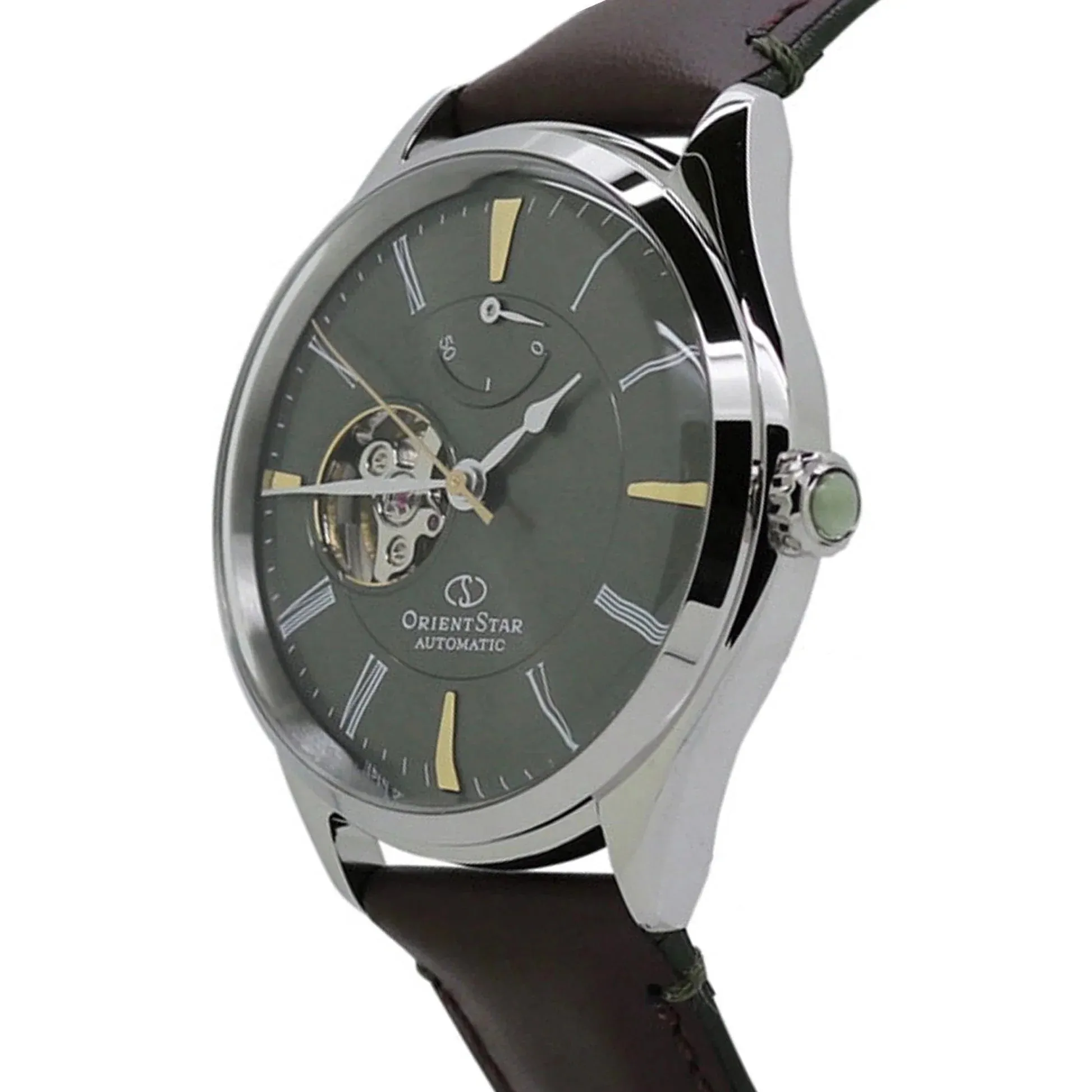 Orient Star Classic Semi Skeleton Men's Brown Watch RE-AT0202E00B