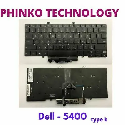 Original FOR Dell Latitude 5400 Laptop Keyboard US with backlit   Trackpoint