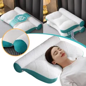 Orthopedic Bed Pillow Ergonomic Cervical Support Anti-traction Goose Down Pillow 40x58cm