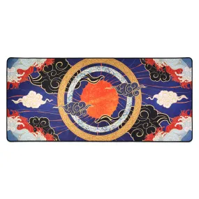 Phangkey AMATERASU Mechanical keyboard Mousepad Deskmat 900 400 5mm Stitched Edges /Rubber High quality soft touch Rubber