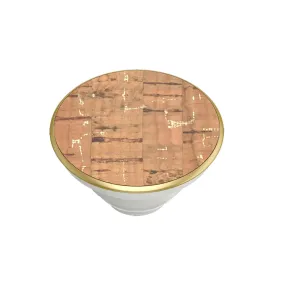 PopSockets Swappable Premium Material - Metallic Cork Gold