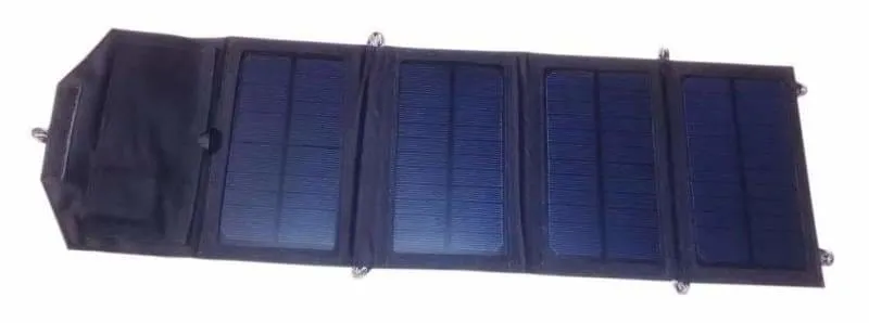 Portable solar panel charger