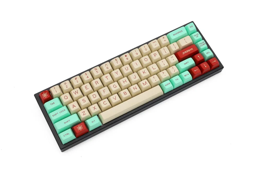 Poseidon PSD68 LE Case Anodized Aluminium case custom mechanical keyboard black silver Blue Red bm68