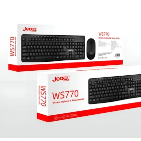 Professional Jedel Branded Wireless Keyboard Mouse Combo – Ws770