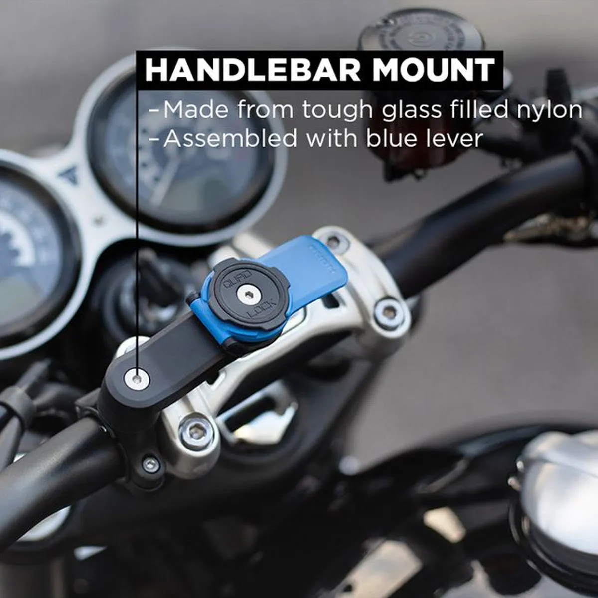 Quad Lock Motorcycle Handlebar Mount