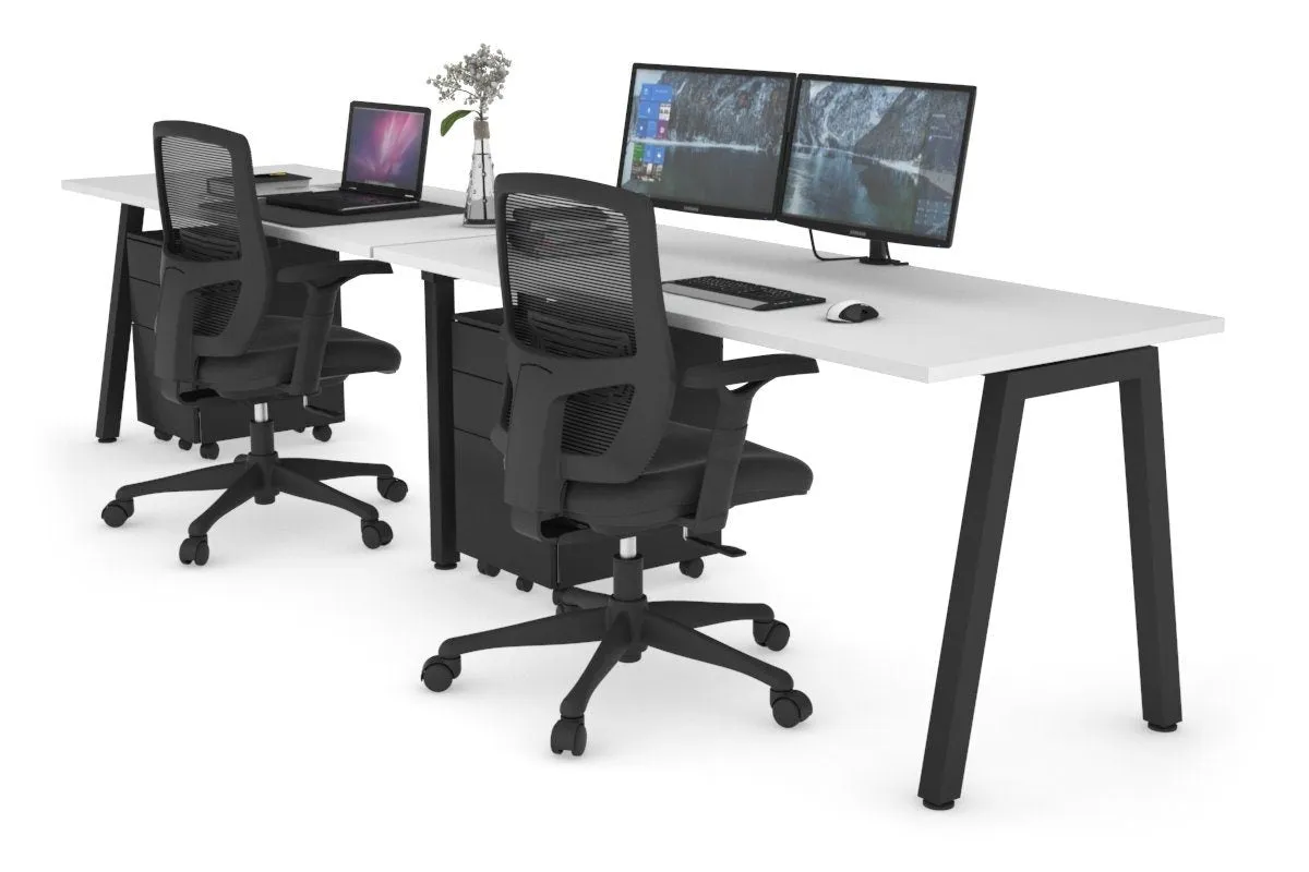 Quadro 2 Person Run Office Workstation [1800L x 700W]