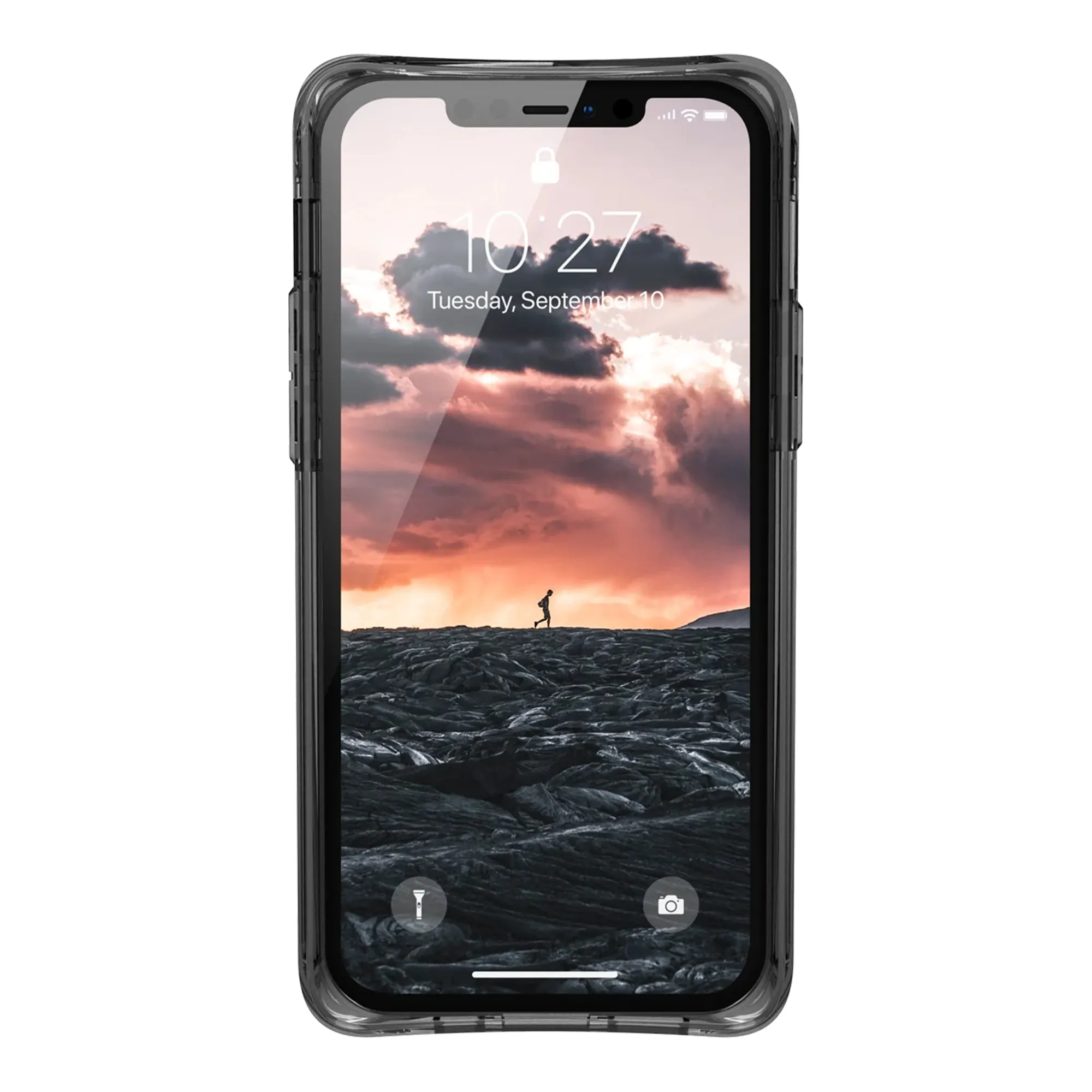 [RACKV2_CLEARANCE] UAG Plyo for iPhone 12 - 12 Pro 6.1 5G Case - Clear Ice (Barcode: 812451039870 )