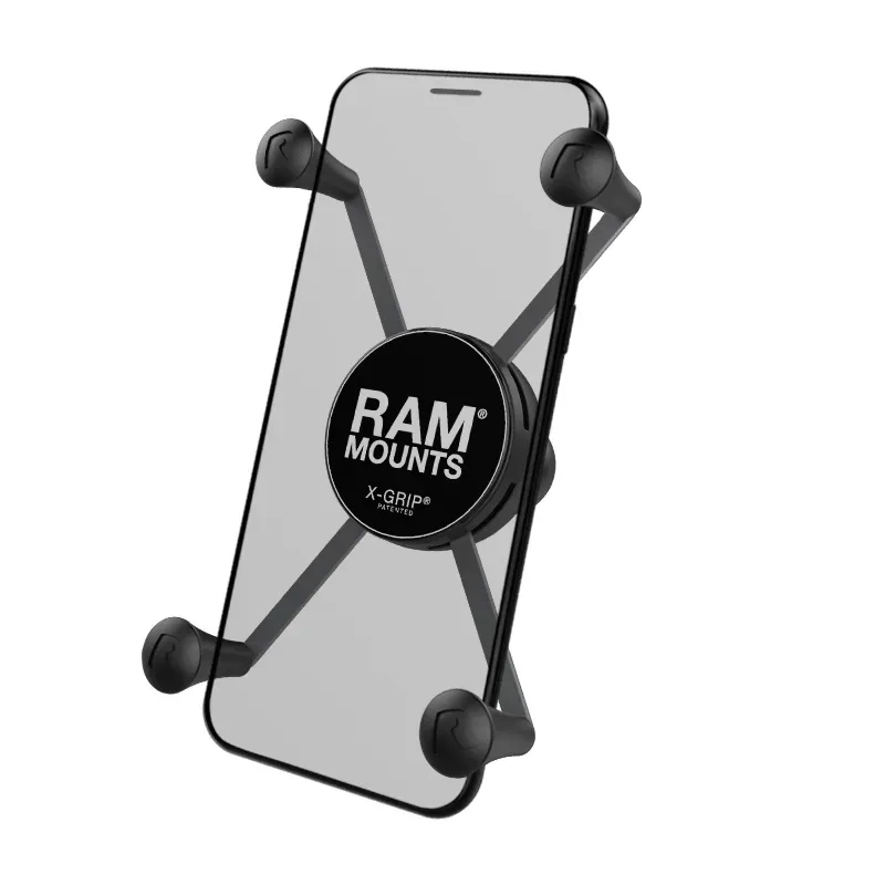 RAM® X-Grip® Large Phone Holder with Ball – Powder-Coated Aluminum - P/N: RAM-HOL-UN10BU