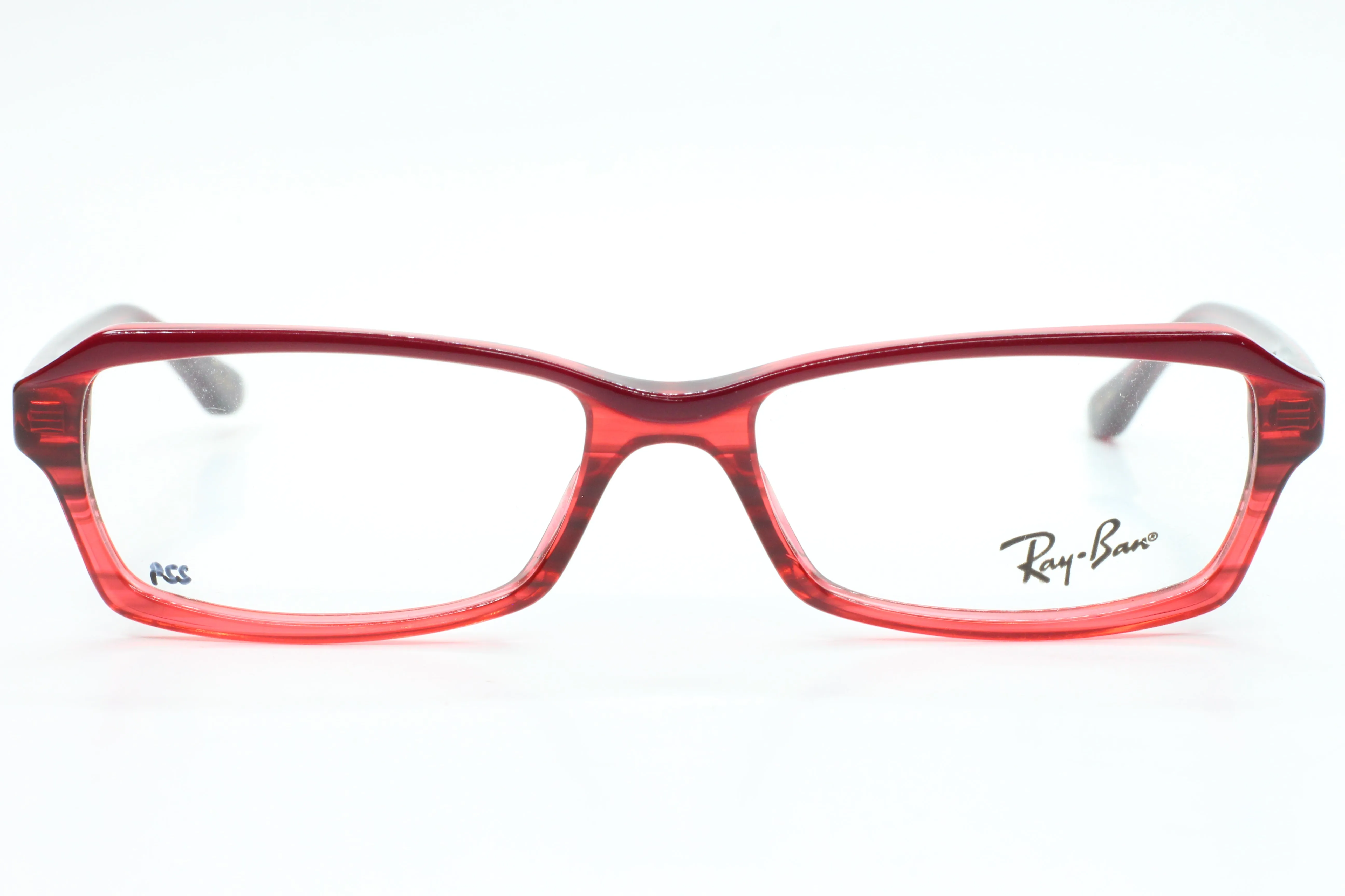 Ray-Ban RB5235 5054 Wine Red Clear Designer Italy Eyeglasses