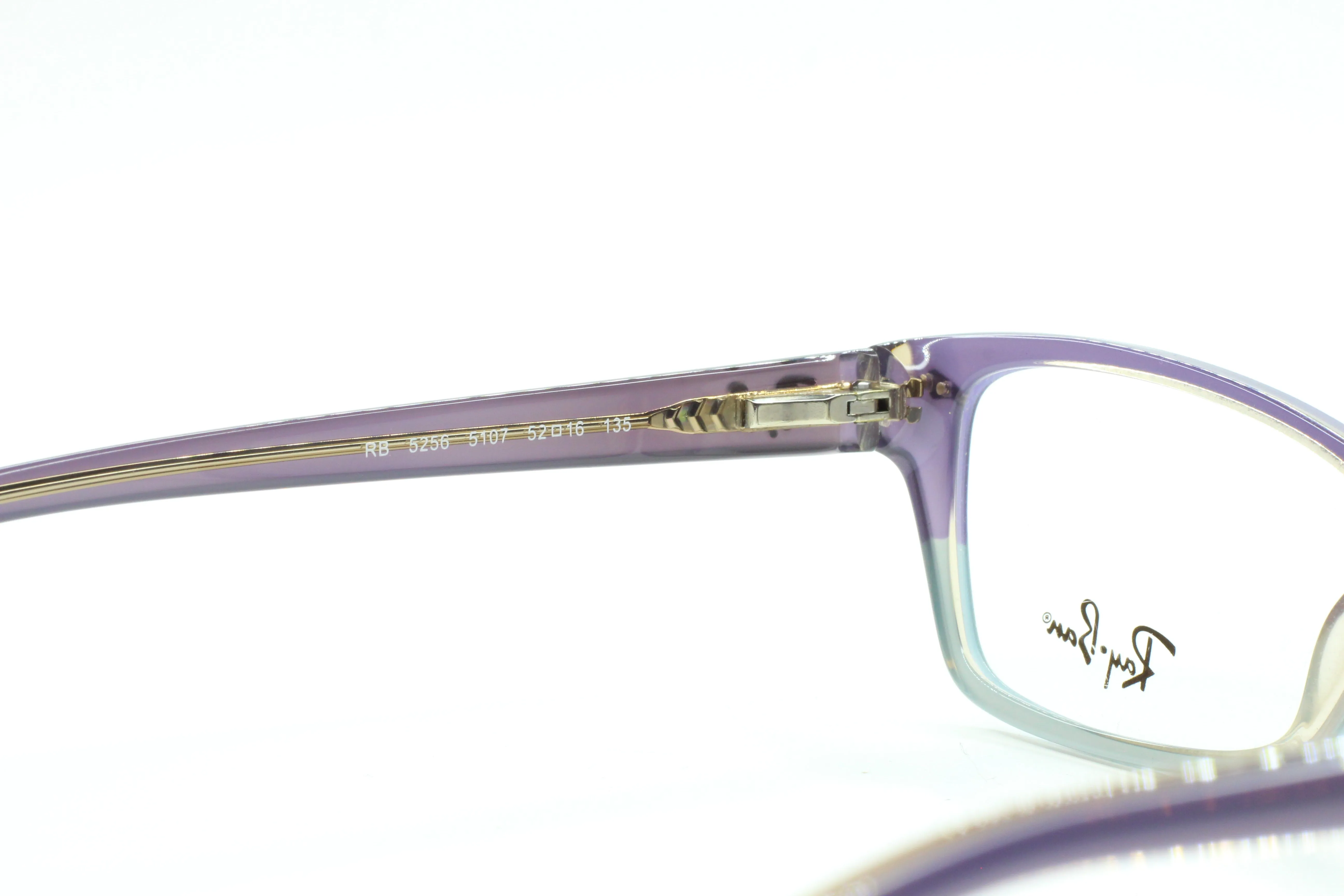 Ray-Ban RB5256 5107 Lavender Gray Fade Designer Italy Eyeglasses