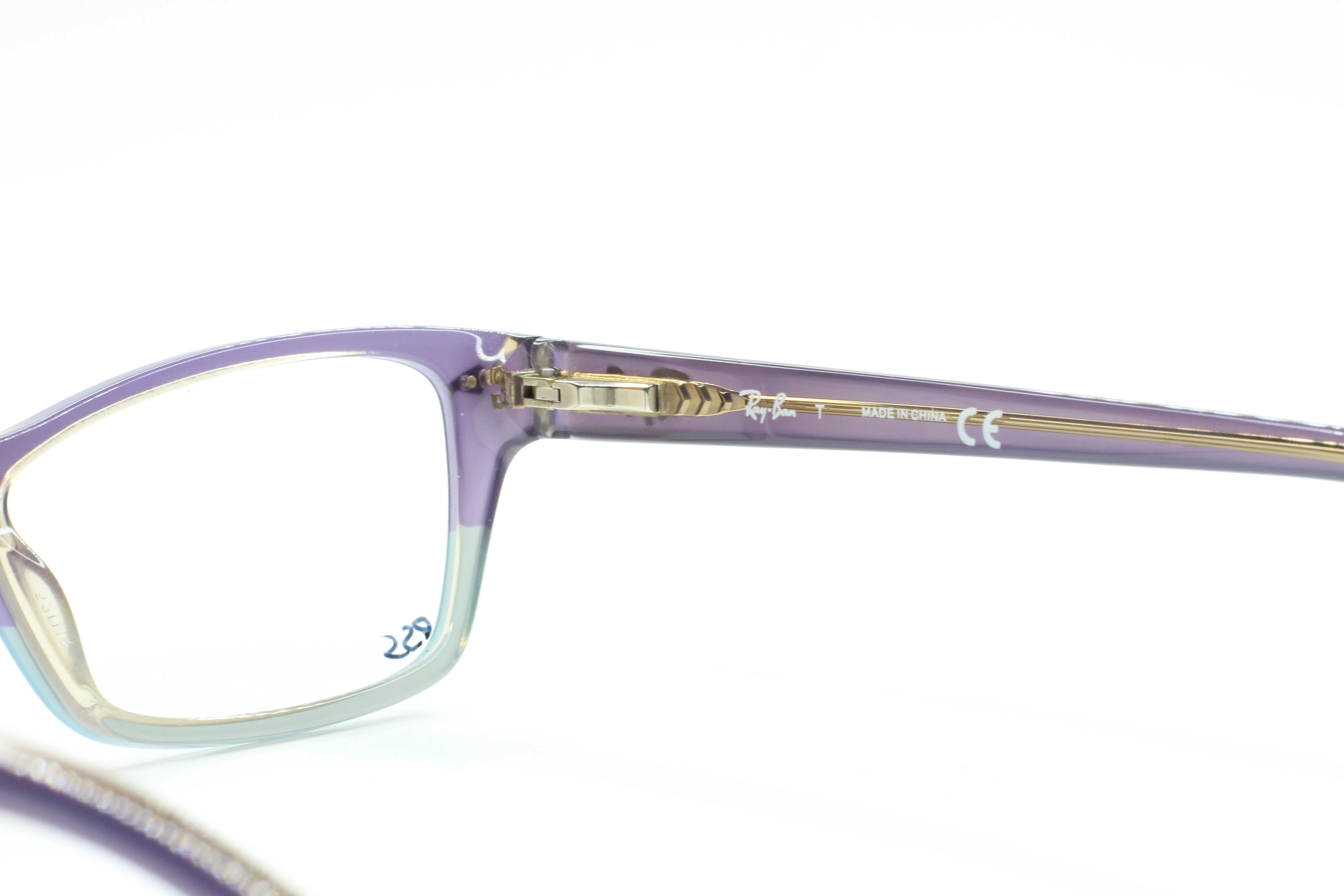 Ray-Ban RB5256 5107 Lavender Gray Fade Designer Italy Eyeglasses