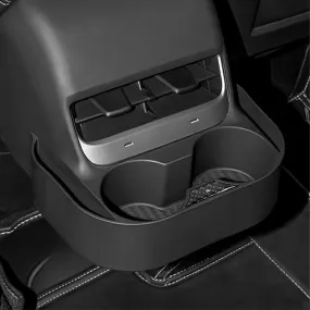 Rear Air Vent Cup Holder Storage Box For Tesla Model 3/Y