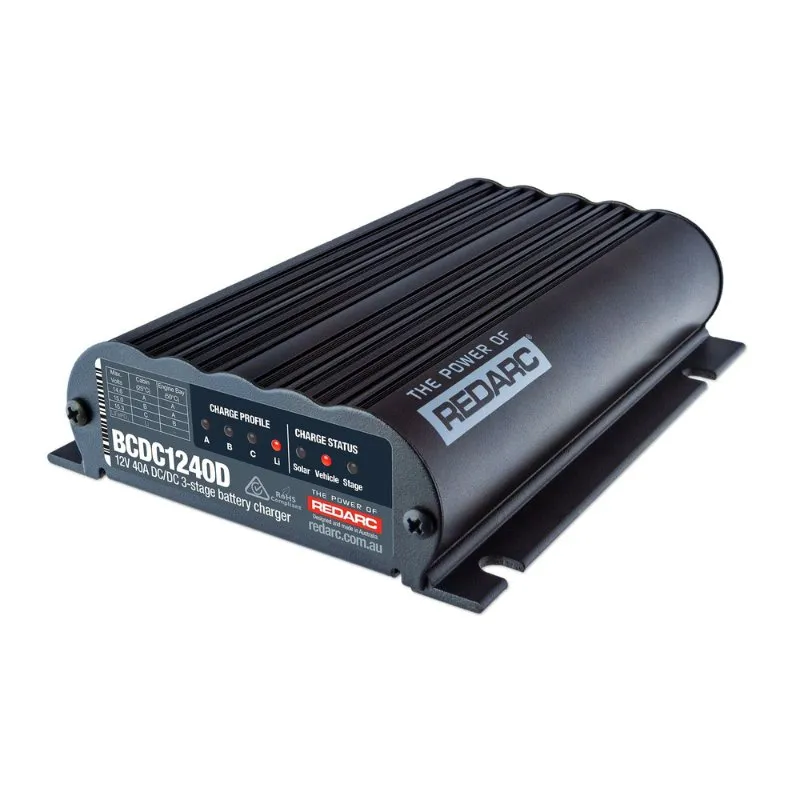 REDARC Dual Input 40A In-Vehicle DC Battery Charger