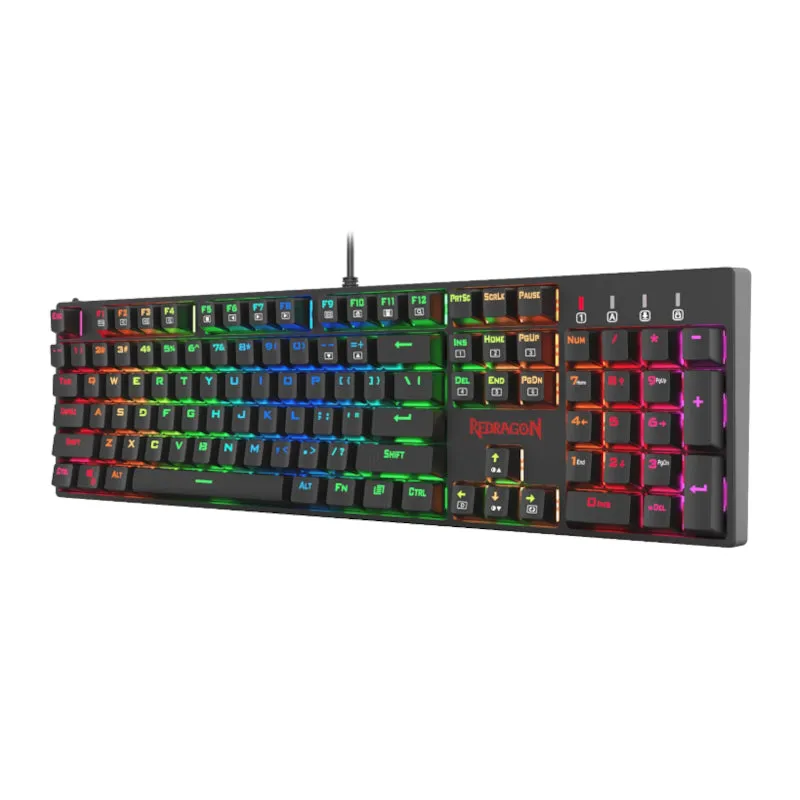 Redragon Surara Mechanical Rgb Gaming Keyboard - Black