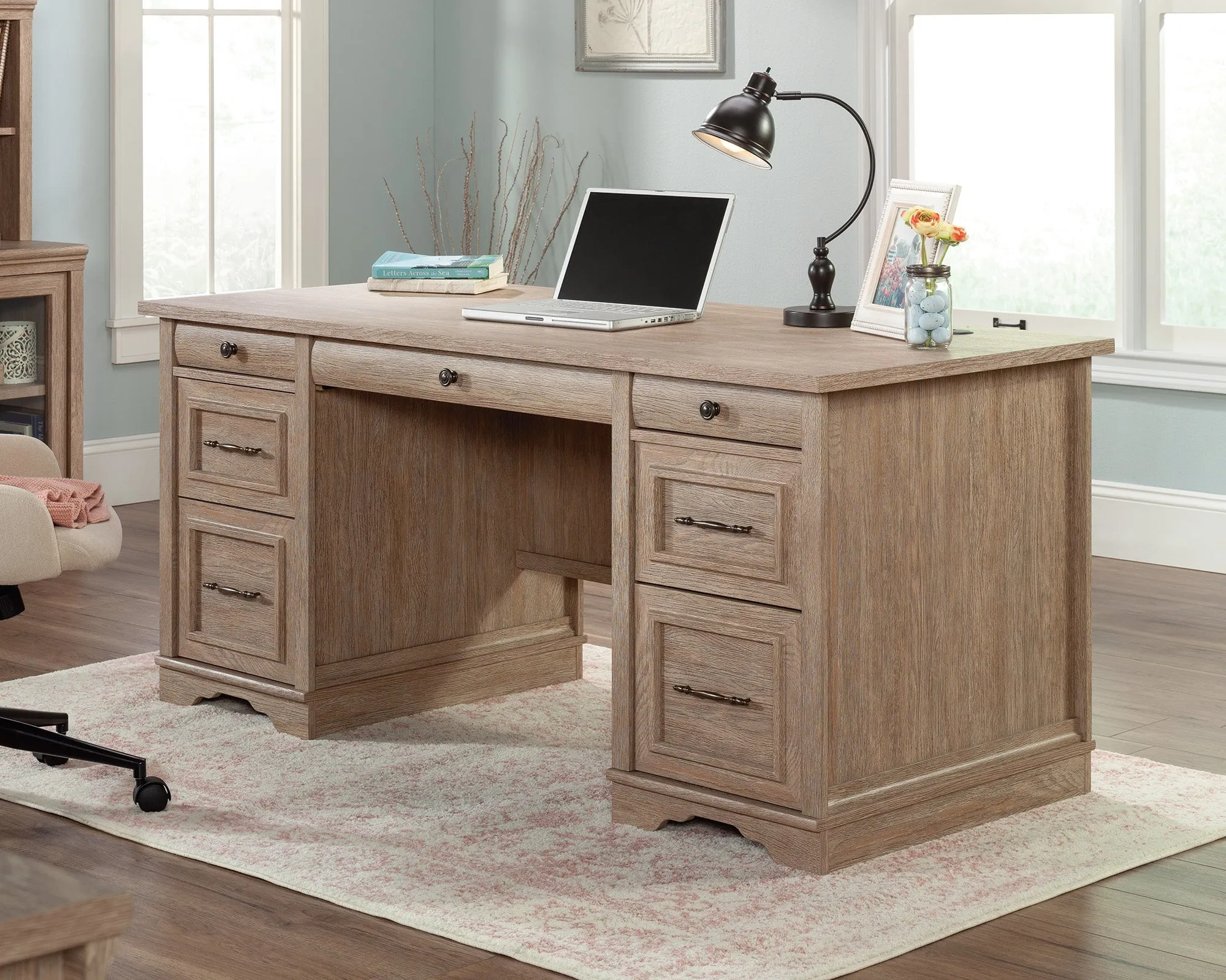 Rollingwood Country Doub Ped Desk A2