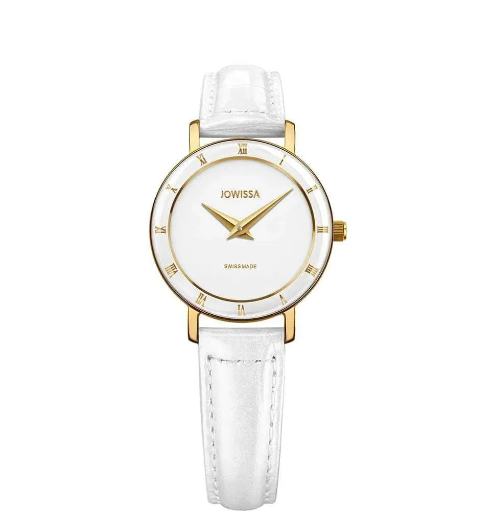 Roma Swiss Ladies Watch Gold White Finish J2.276.S