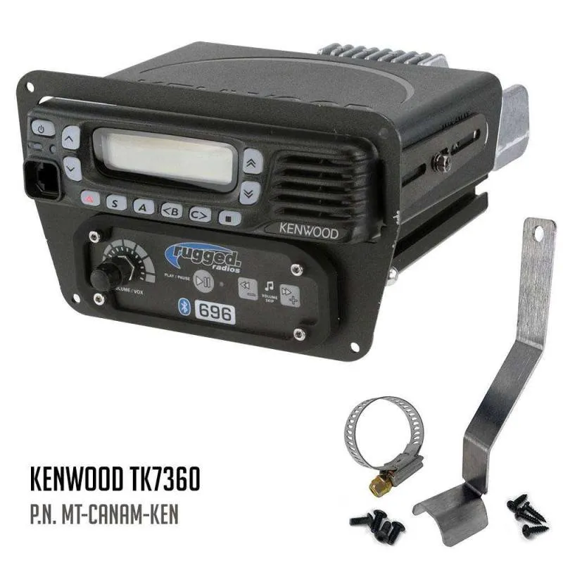 Rugged Radios Can-Am Commander Intercom and Radio Mount - Motorola CM300D / Vertex VX2200