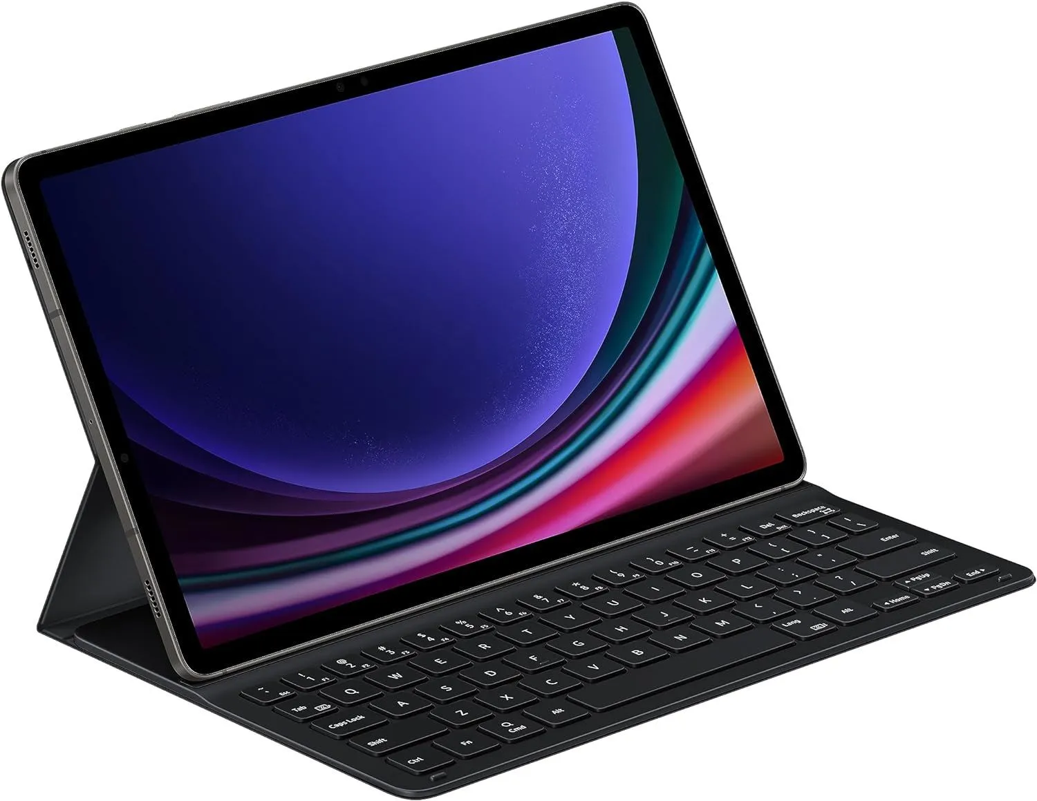 Samsung Galaxy Tab S9 5G Book Cover UK Keyboard Slim Black - EF-DX710BBEDGB