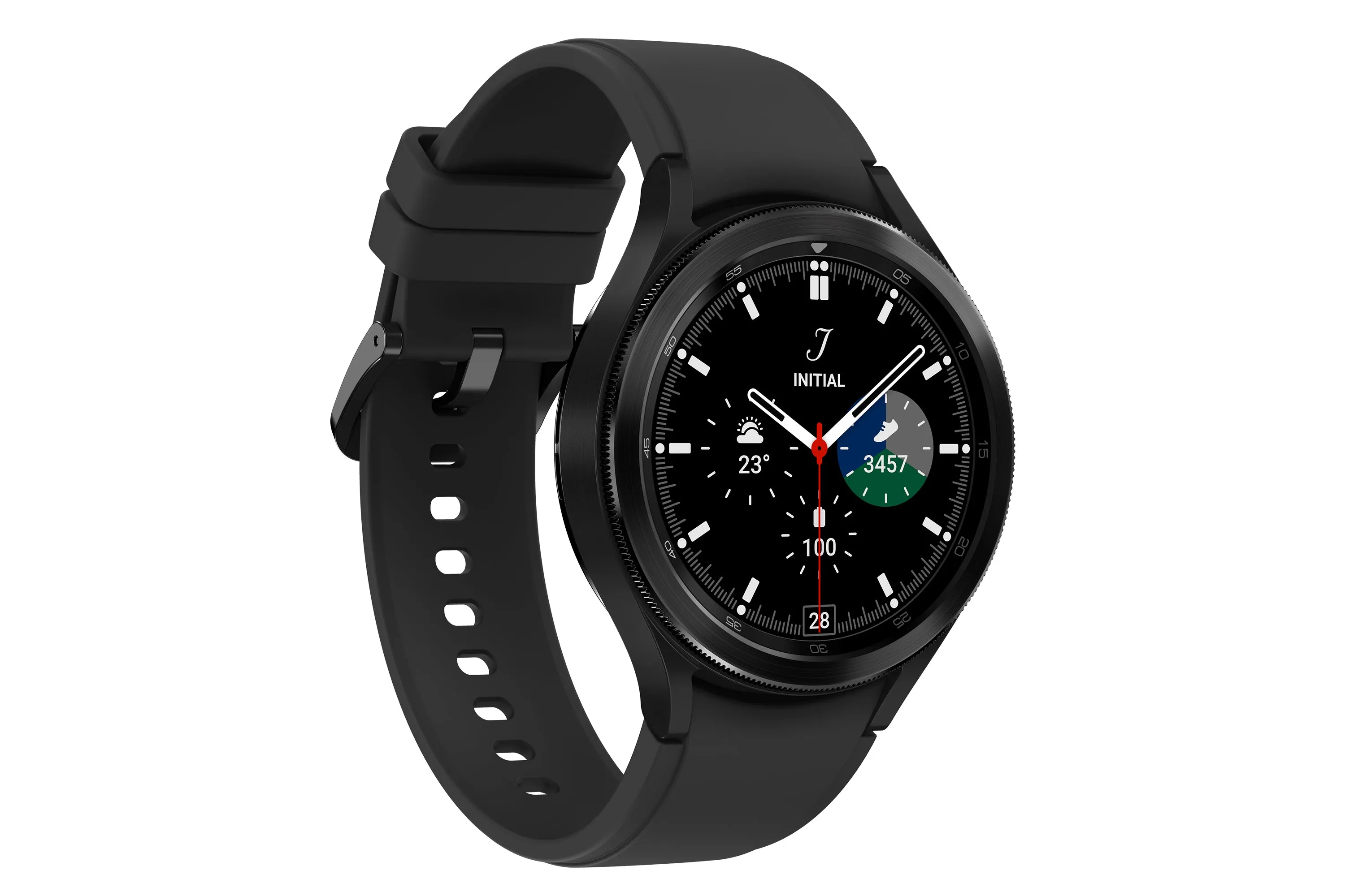 Samsung Galaxy Watch4 Classic 3.56 Cm (1.4") Oled 46 Mm Digital 450 X 450 Pixels Touchscreen 4G Black Wi-Fi Gps (Satelli