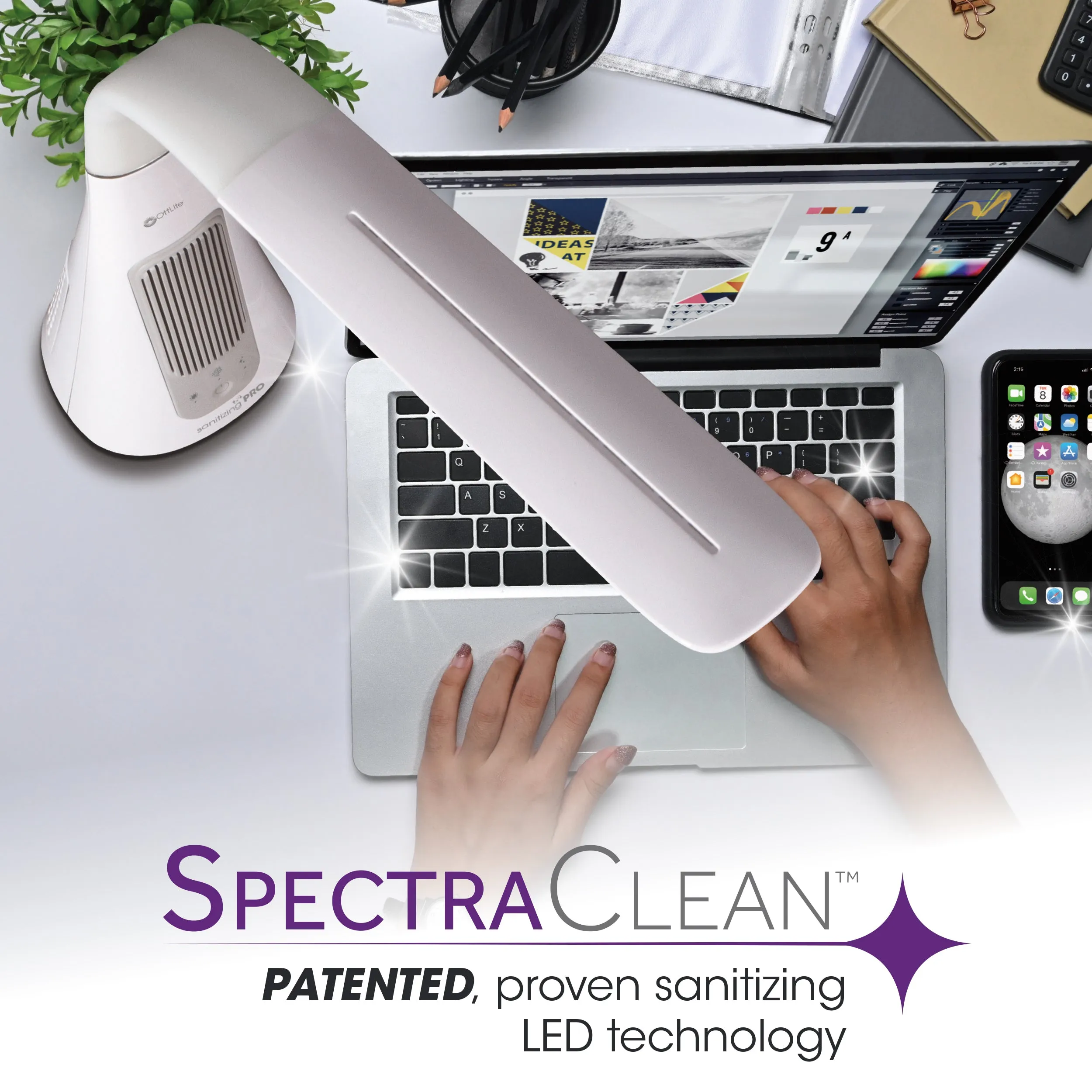 SanitizingPRO LED Desk Lamp with UVC Air Purifier