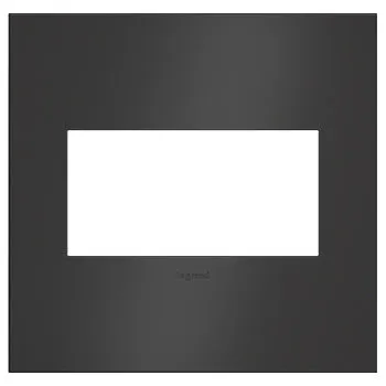 Satin Black, 3-Gang  Wall Plate