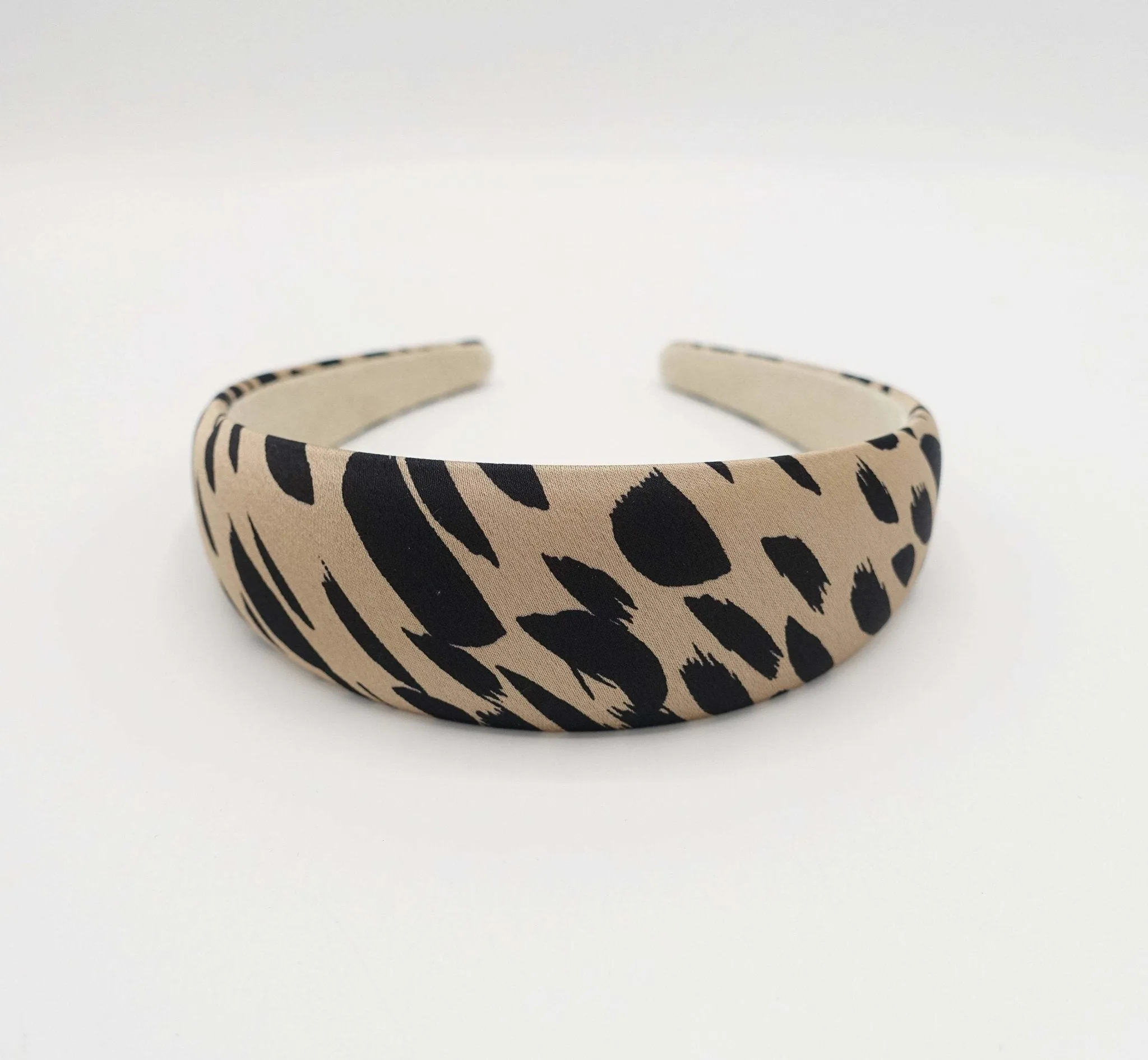 satin brush stroke padded headband