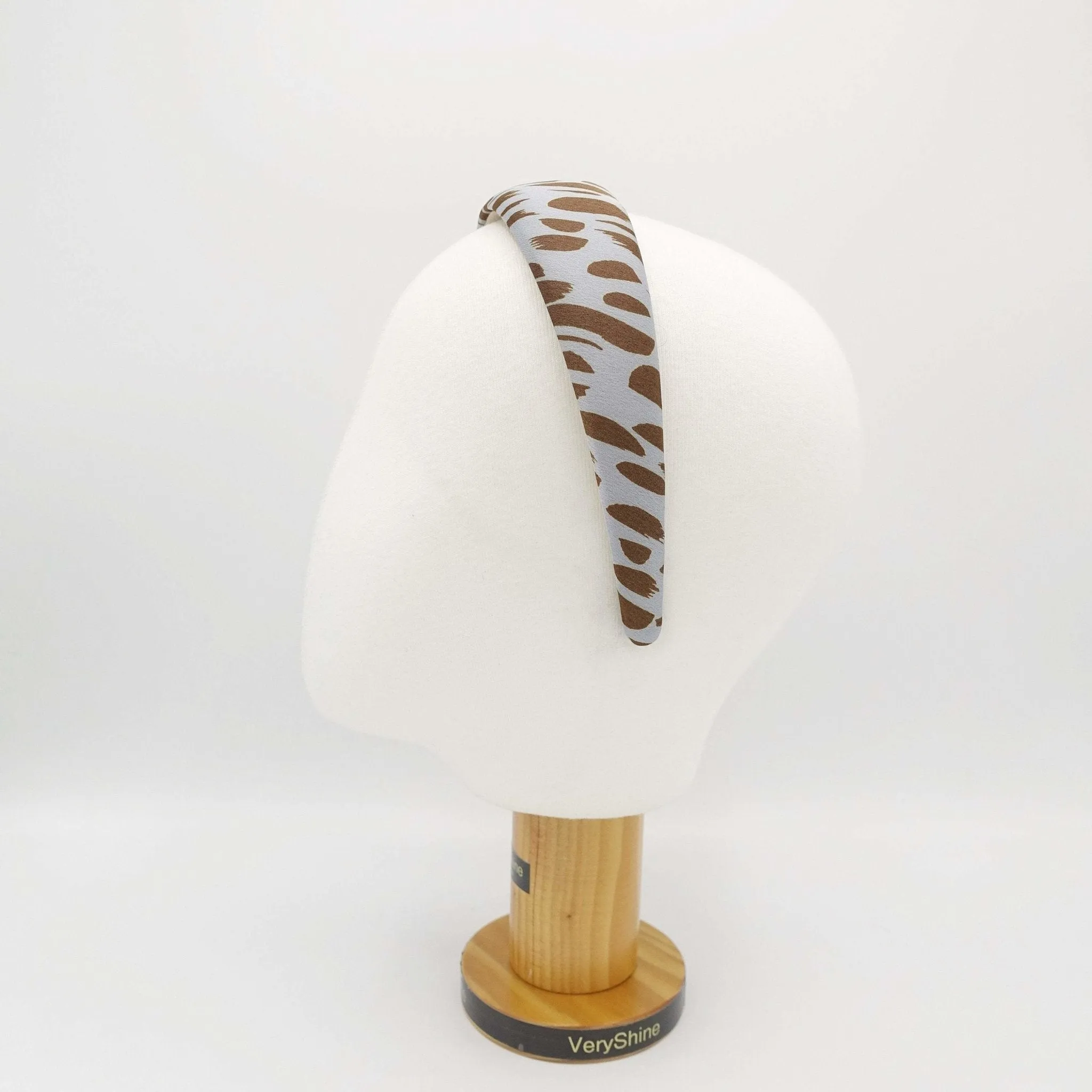 satin brush stroke padded headband