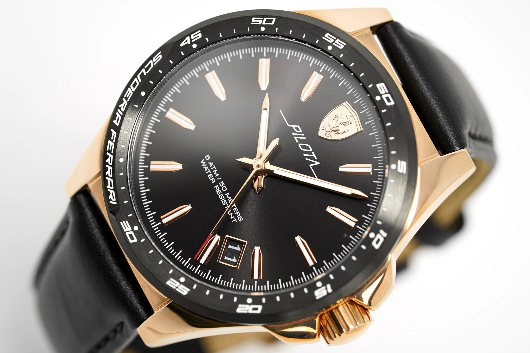 Scuderia Ferrari Watch Pilota Rose Gold FE-083-0522