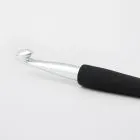 Silver Soft Feel Aluminium Crochet Hook by KnitPro