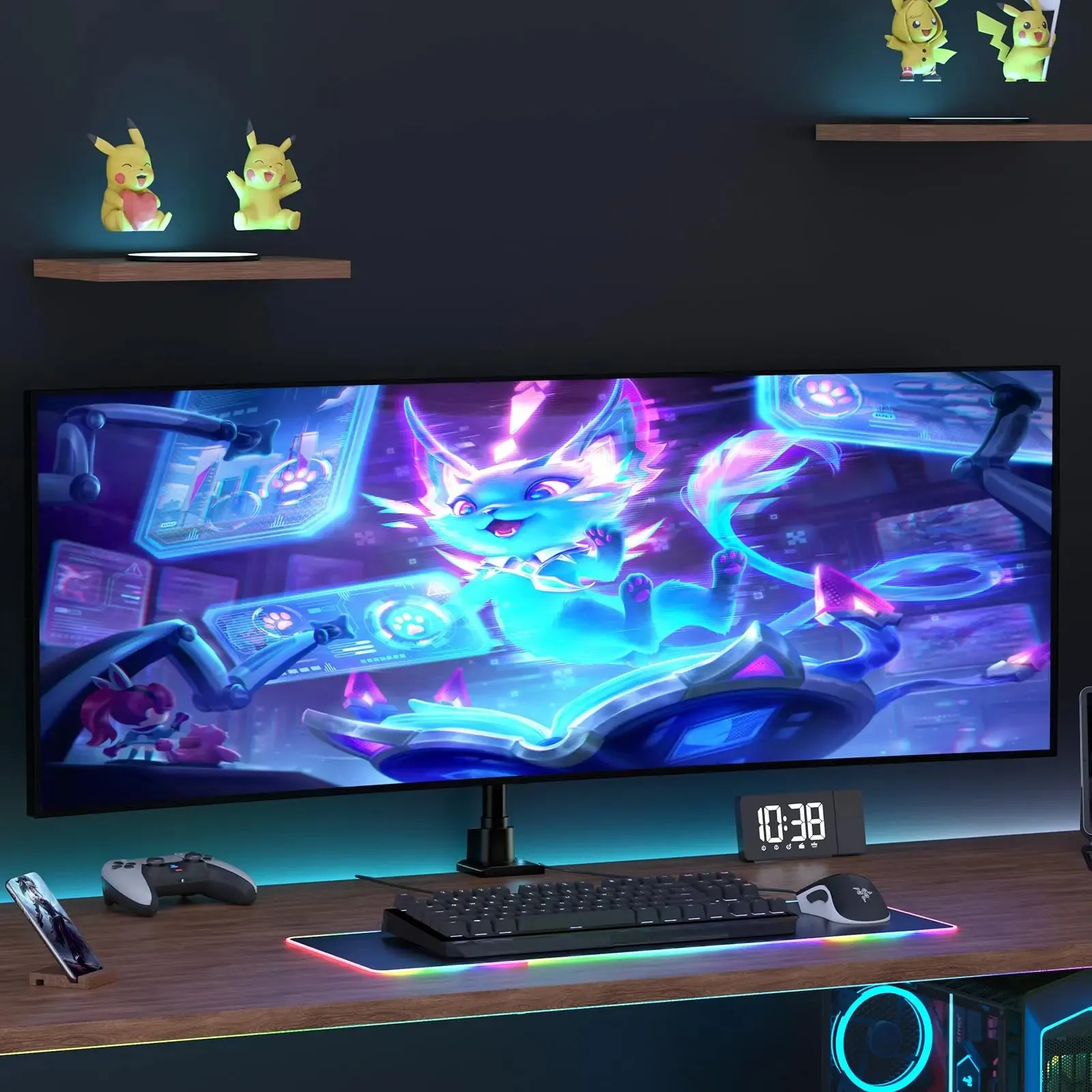 Single Monitor-Arm Ultrawide for 27-57 inch