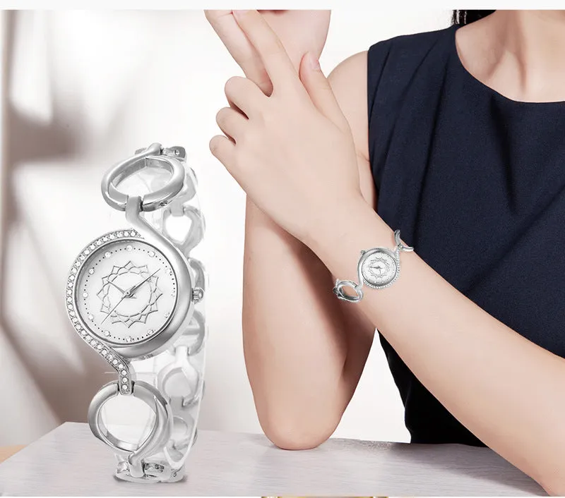 Small Dial Diamond Fashion Bracelet Watch