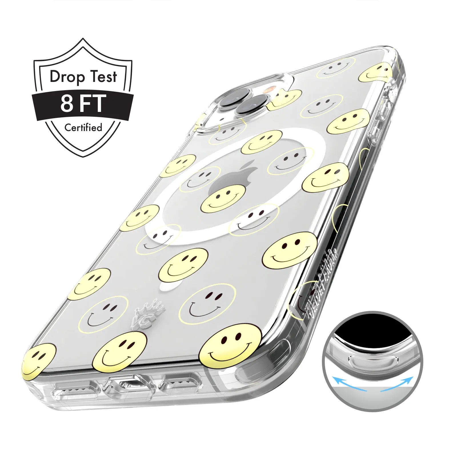 Smiley Clear iPhone Case