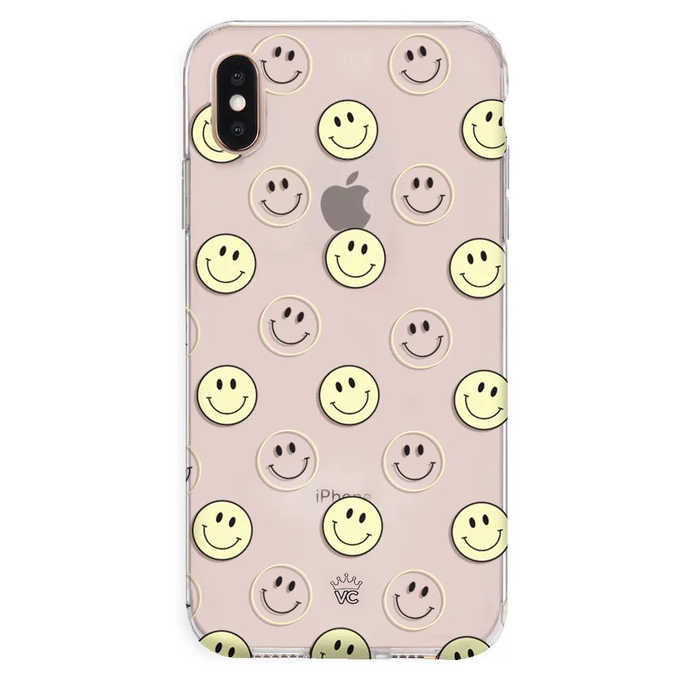 Smiley Clear iPhone Case