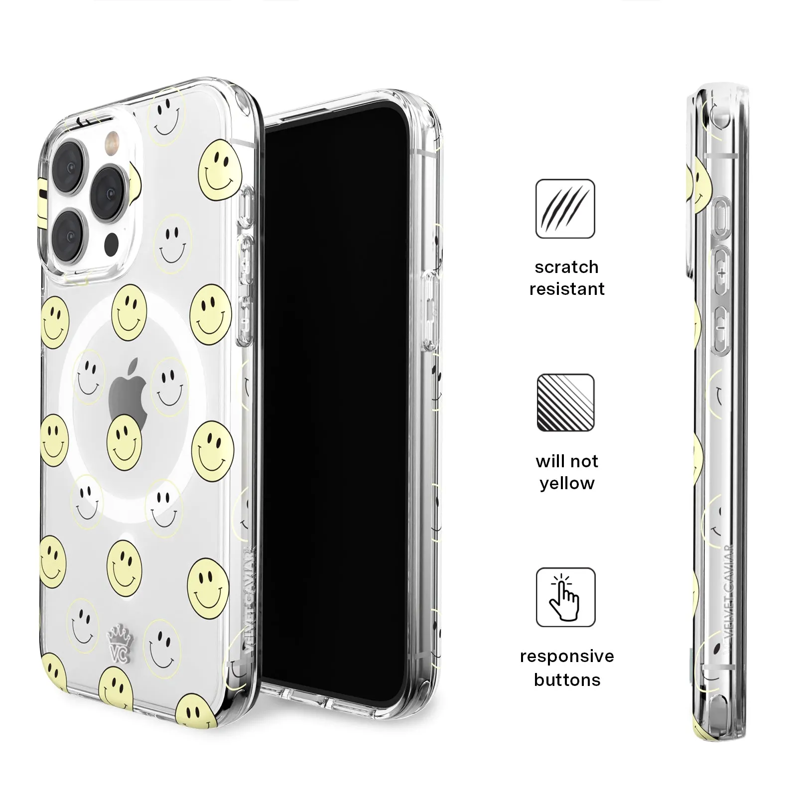 Smiley Clear iPhone Case