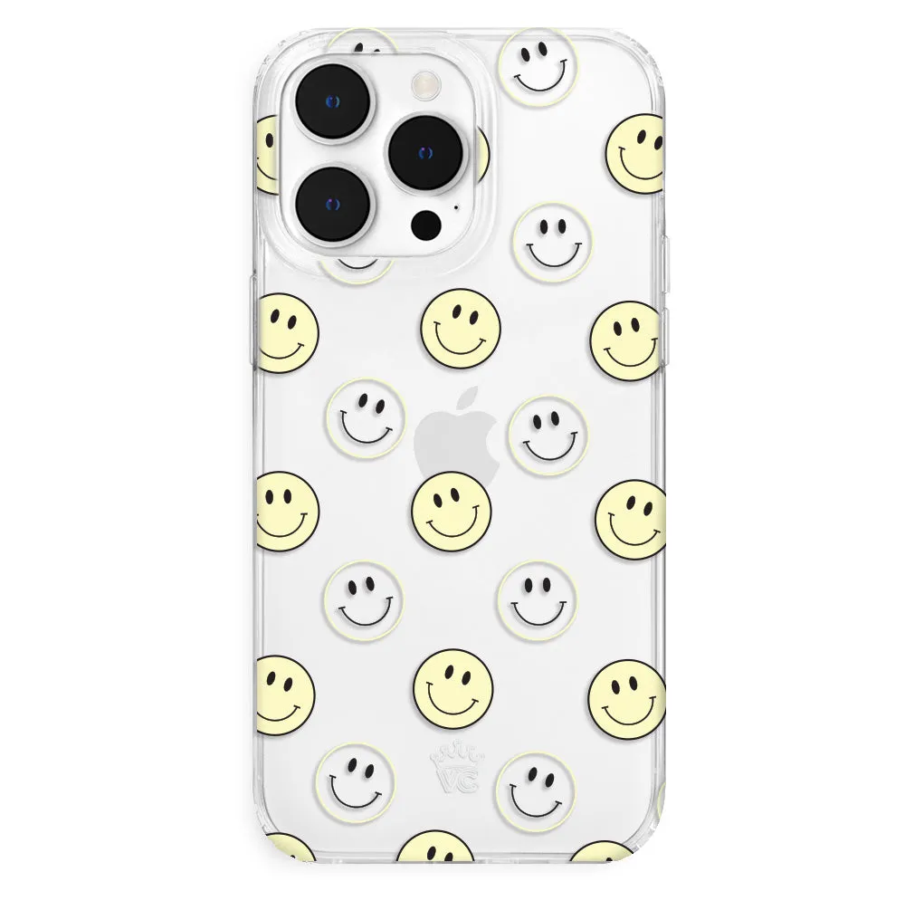 Smiley Clear iPhone Case