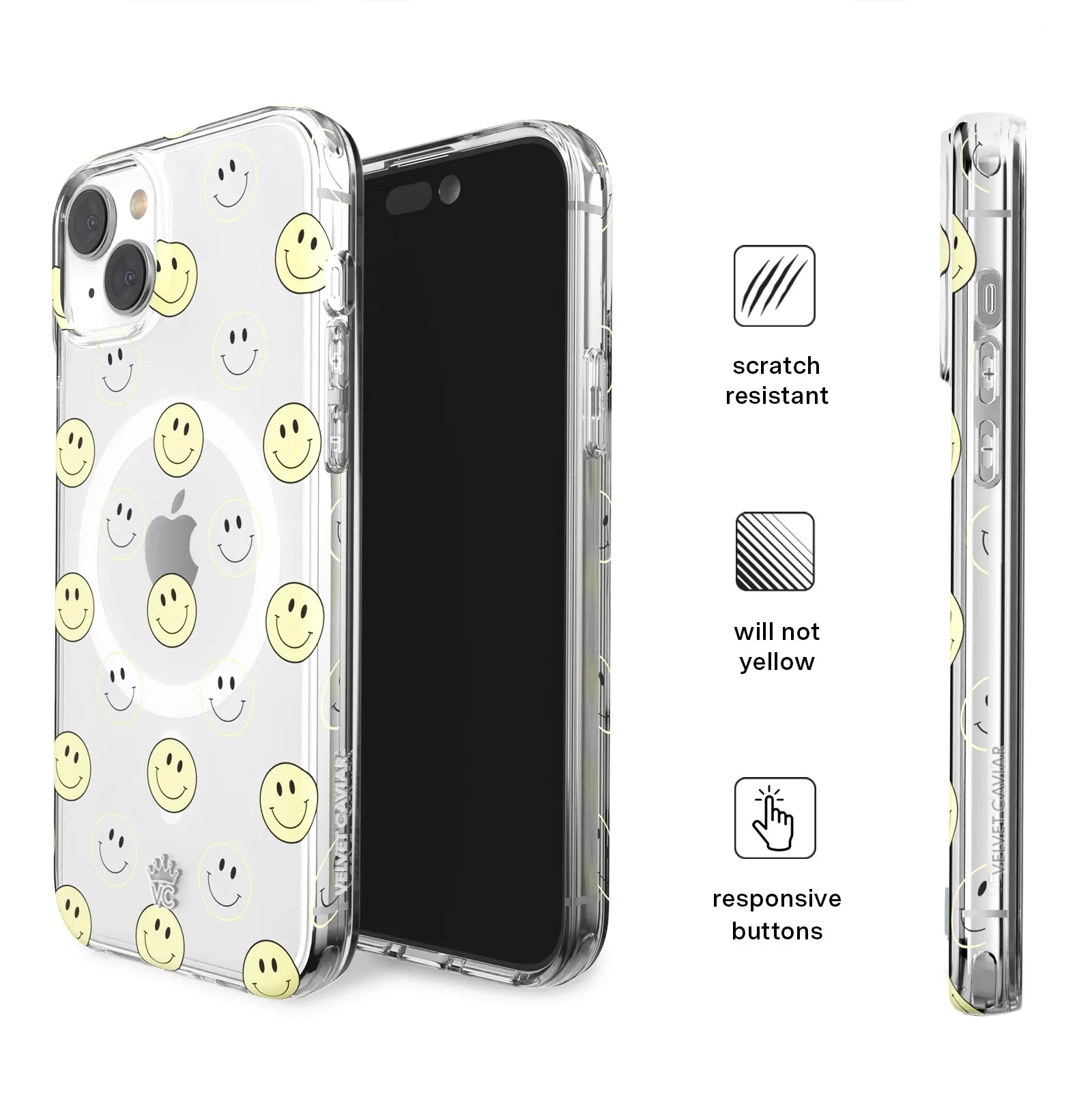 Smiley Clear iPhone Case