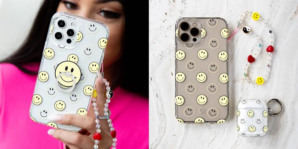 Smiley Clear iPhone Case